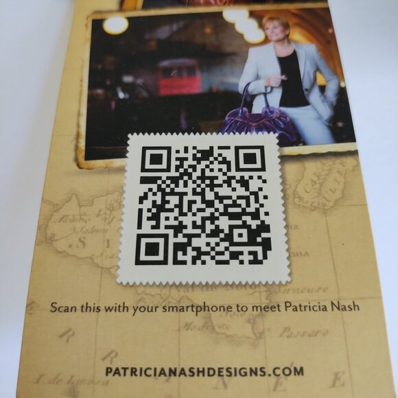 Patricia Nash Isla Oblong Case Riot Rust Leather Pencil Cosmetic Bag NWT - Picture 16 of 16